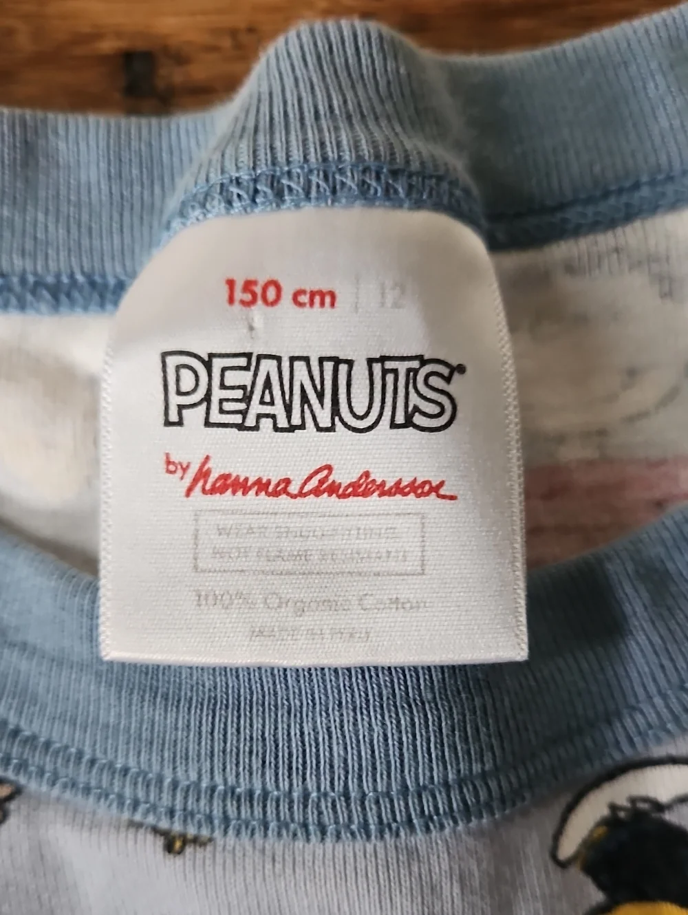 Hanna Andersson Peanuts Pajama Set Size 12